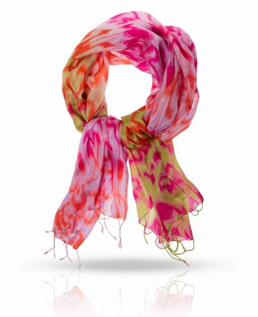 Палантин Женский S-IKKAT/GREEN.BLUE